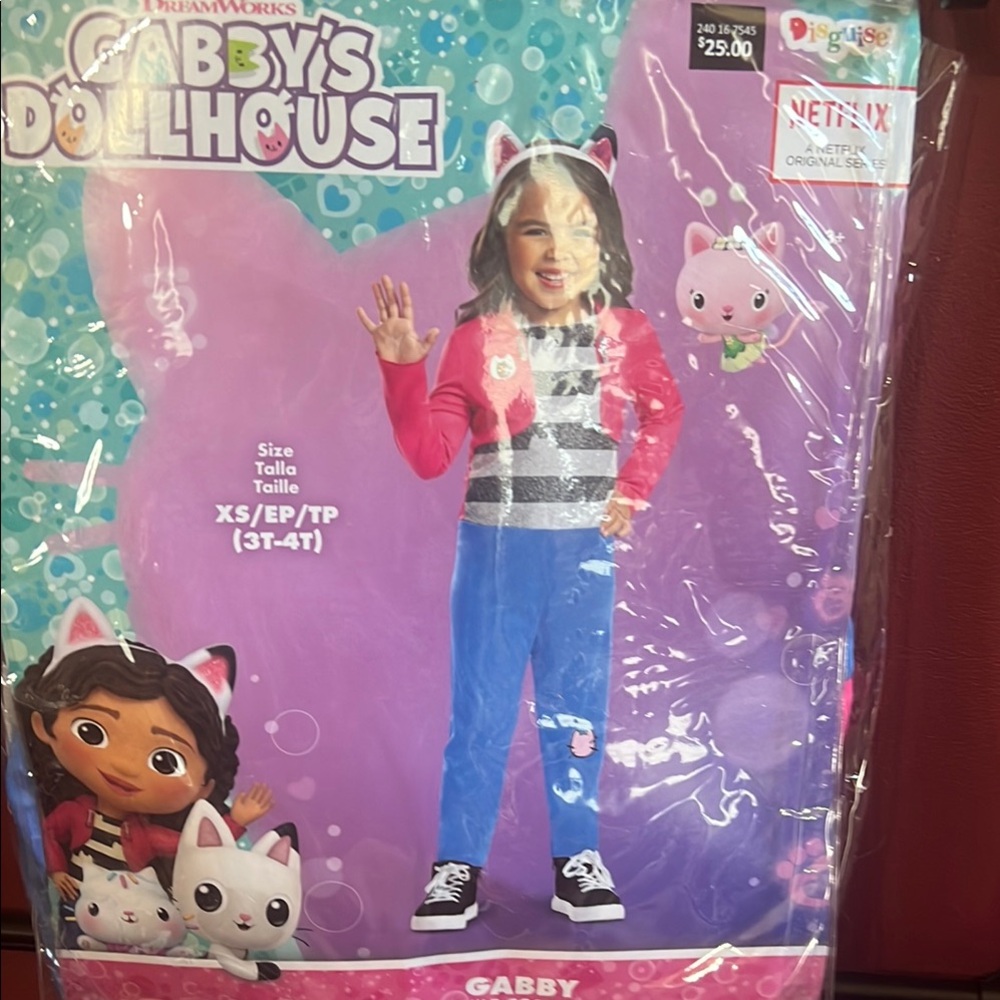 Gabby’s Dollhouse Kids Costume - Pink and Blue